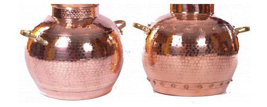 La différence entre les joints soudés et rivetés du Copper Alambic